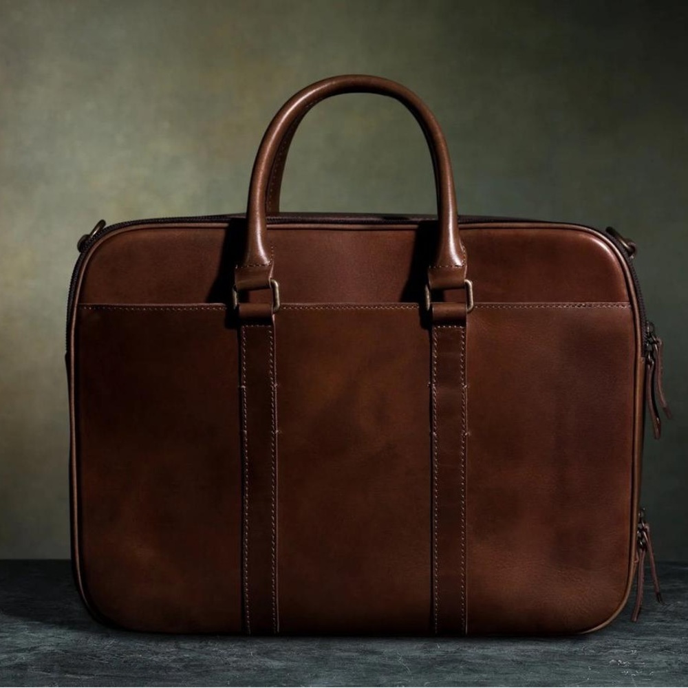 Brown Leather Travel Bag